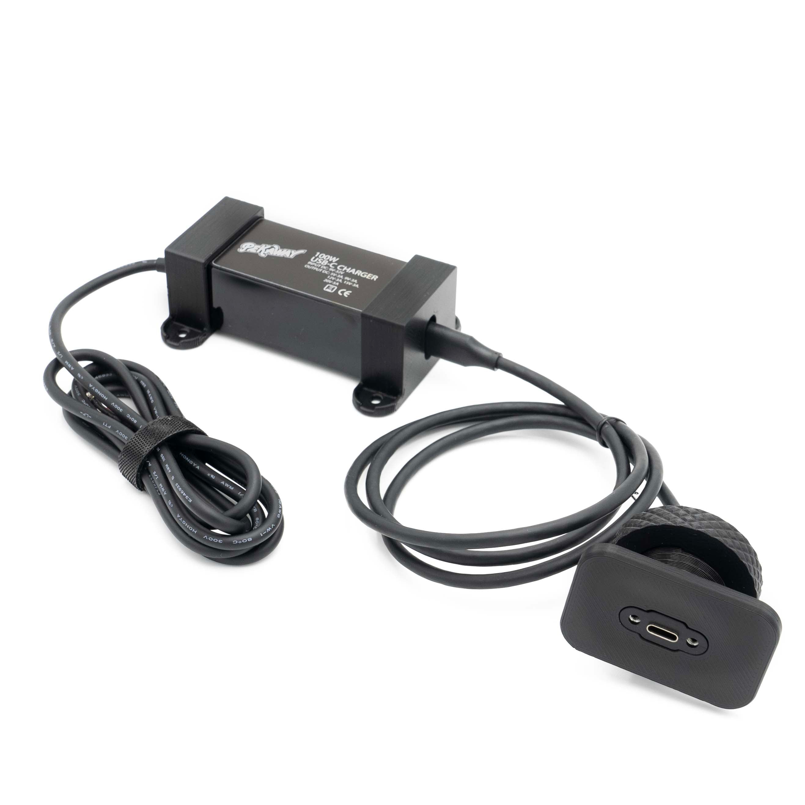 USB C Pd Weiblich Typ C Stecker zu 12V Auto Steckdose Step Up Kabel für Auto  LED Licht Driving Recorder GPS E-Hund Auto Fan und mehr