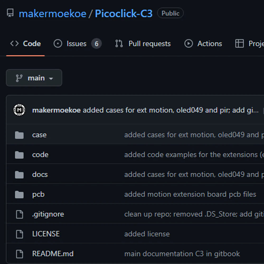Picoclick C3 mit OLED-Display