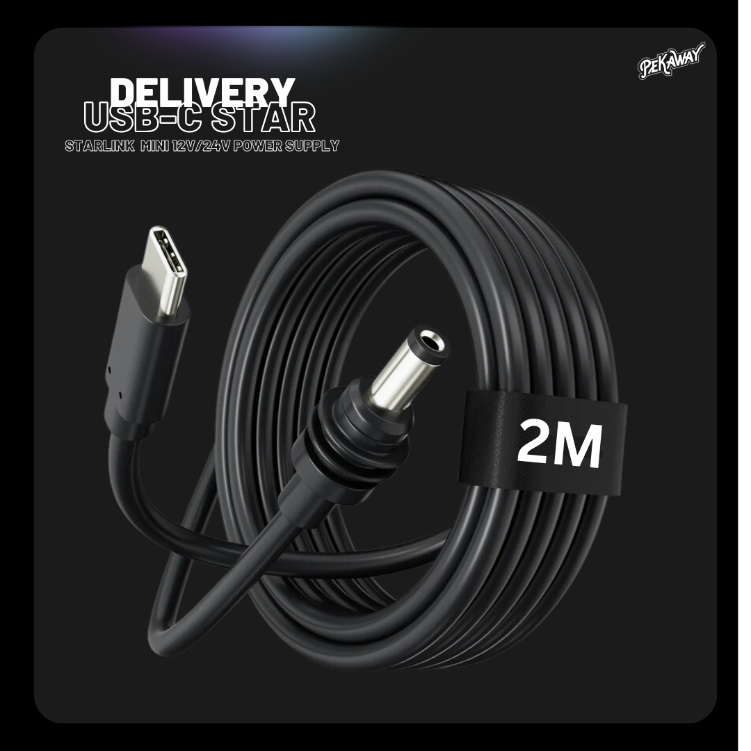 Pekaway Delivery USB-C - Starlink MINI Edition